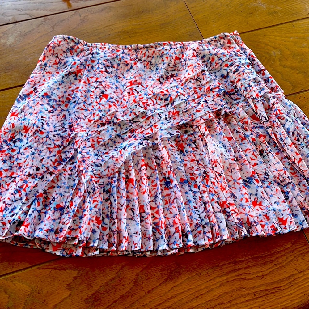 Banana Republic, vibrant spring flowery skirt